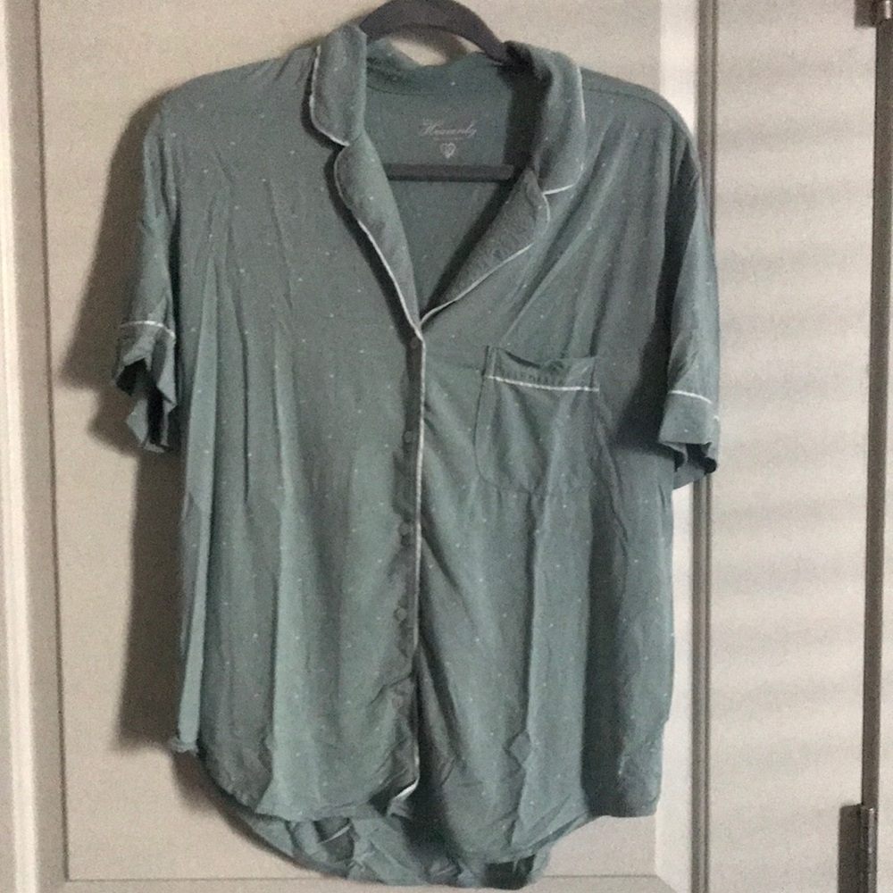 Victoria’s Secret Modal Short PJ Set in Jade Dot